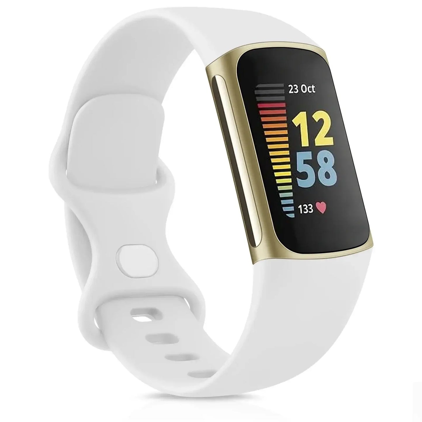 Fitbit Charge 5 6 Silicone Band - Comfortable Stylish Design