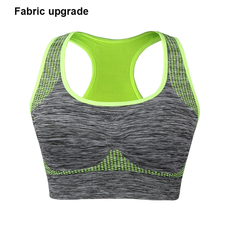 Seamless Quick Dry Sports Bra - Breathable Workout Top