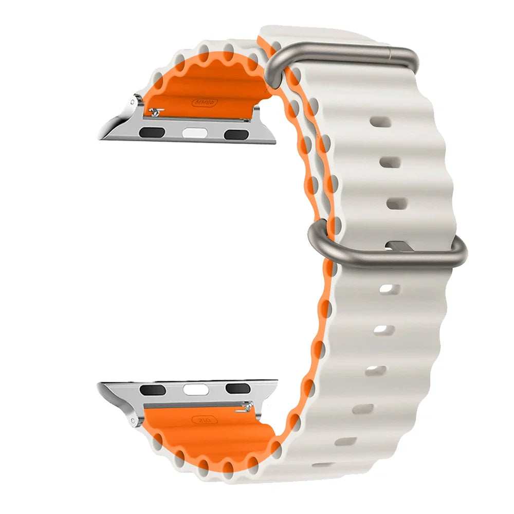 Apple Watch Silicone Strap - Soft Waterproof and Breathable