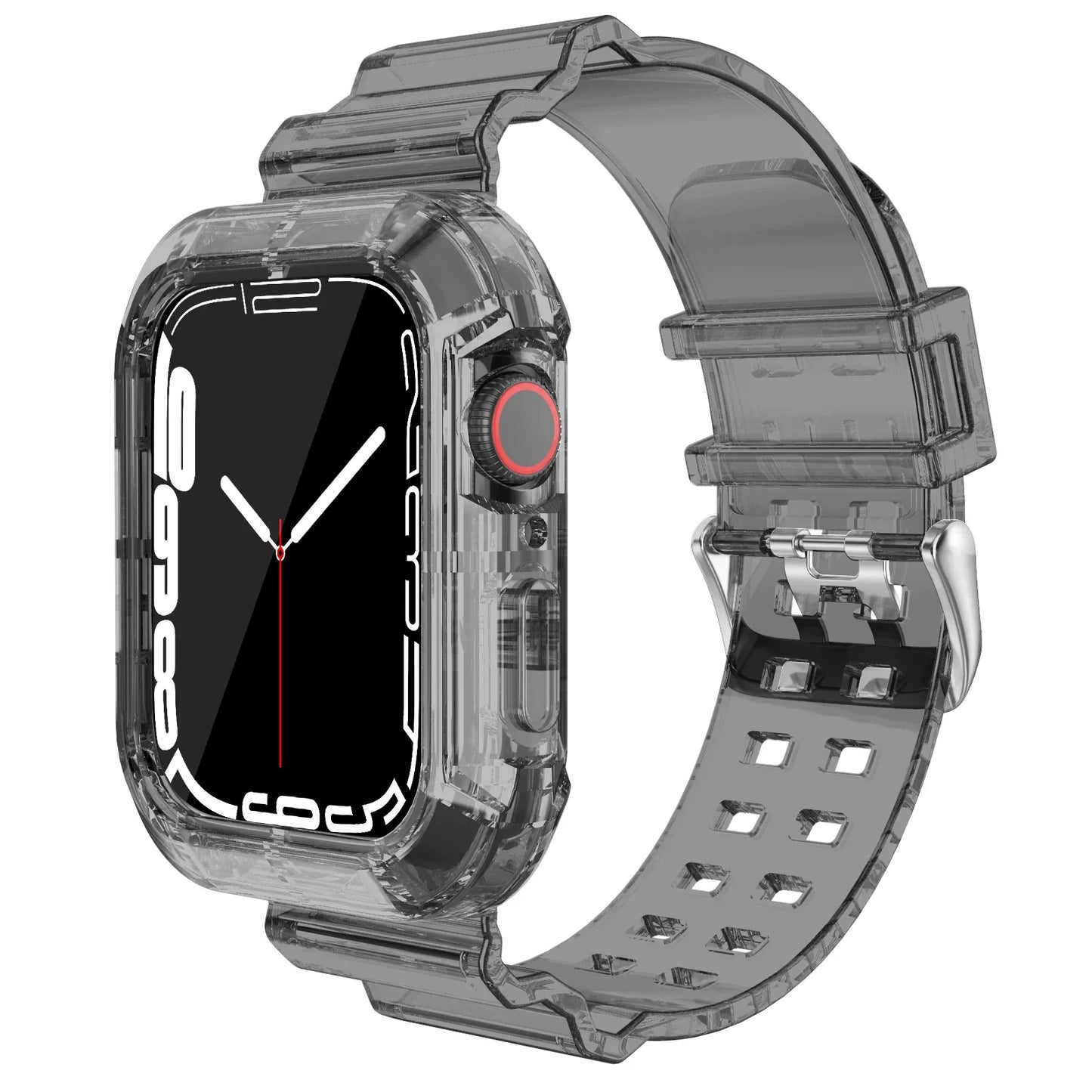 Apple Watch Soft Silicone Strap - Transparent Comfortable Fit
