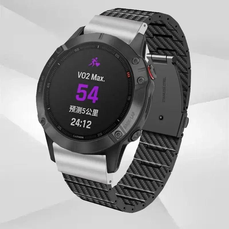 Garmin Carbon Fiber Band - Durable QuickFit Strap