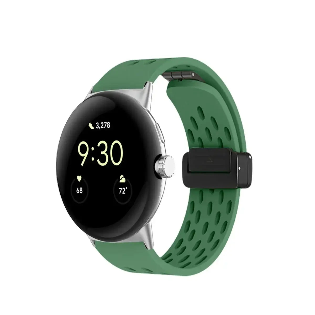 Google Pixel Silicone Band - Breathable With Magnetic Clasp