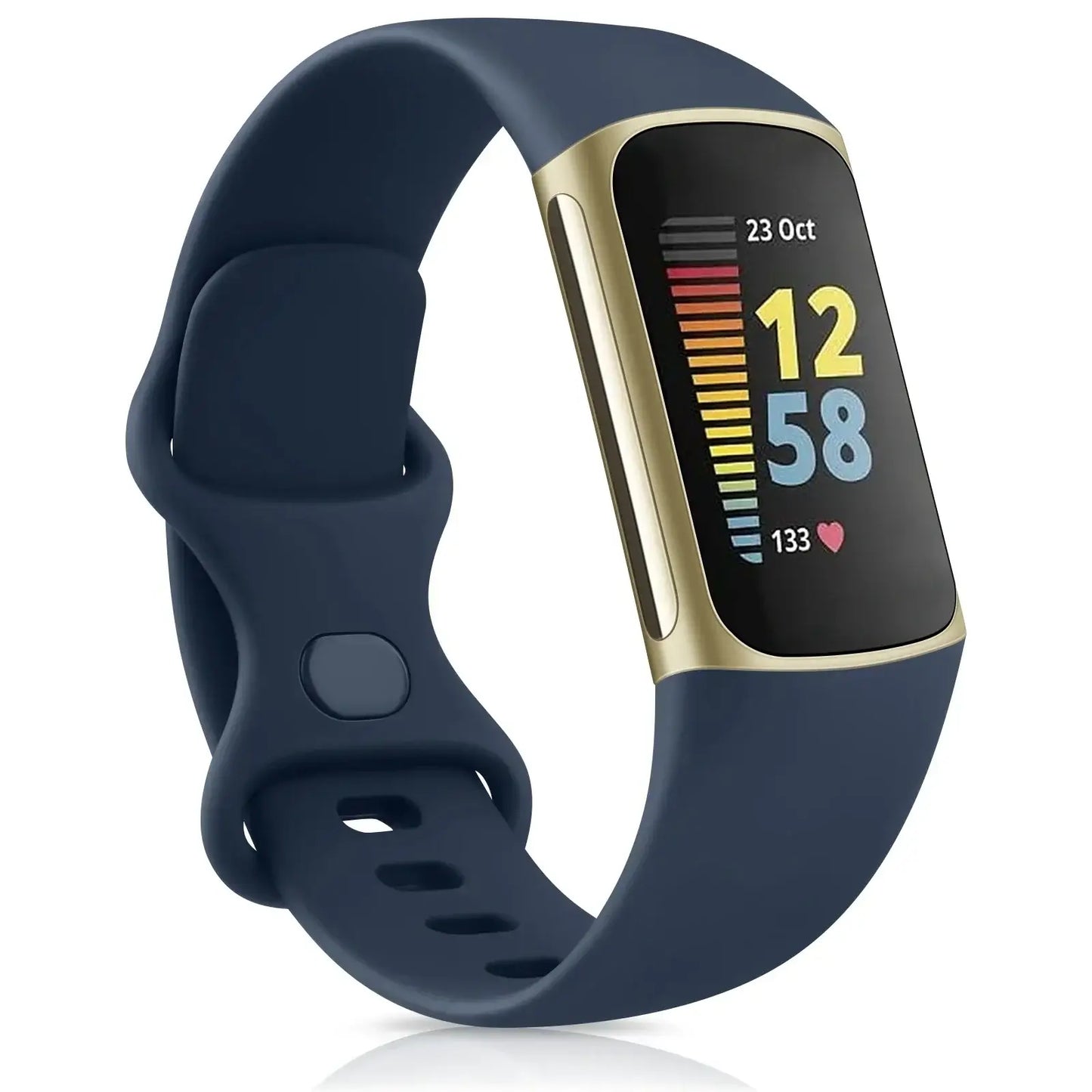Fitbit Charge 5 6 Silicone Band - Comfortable Stylish Design