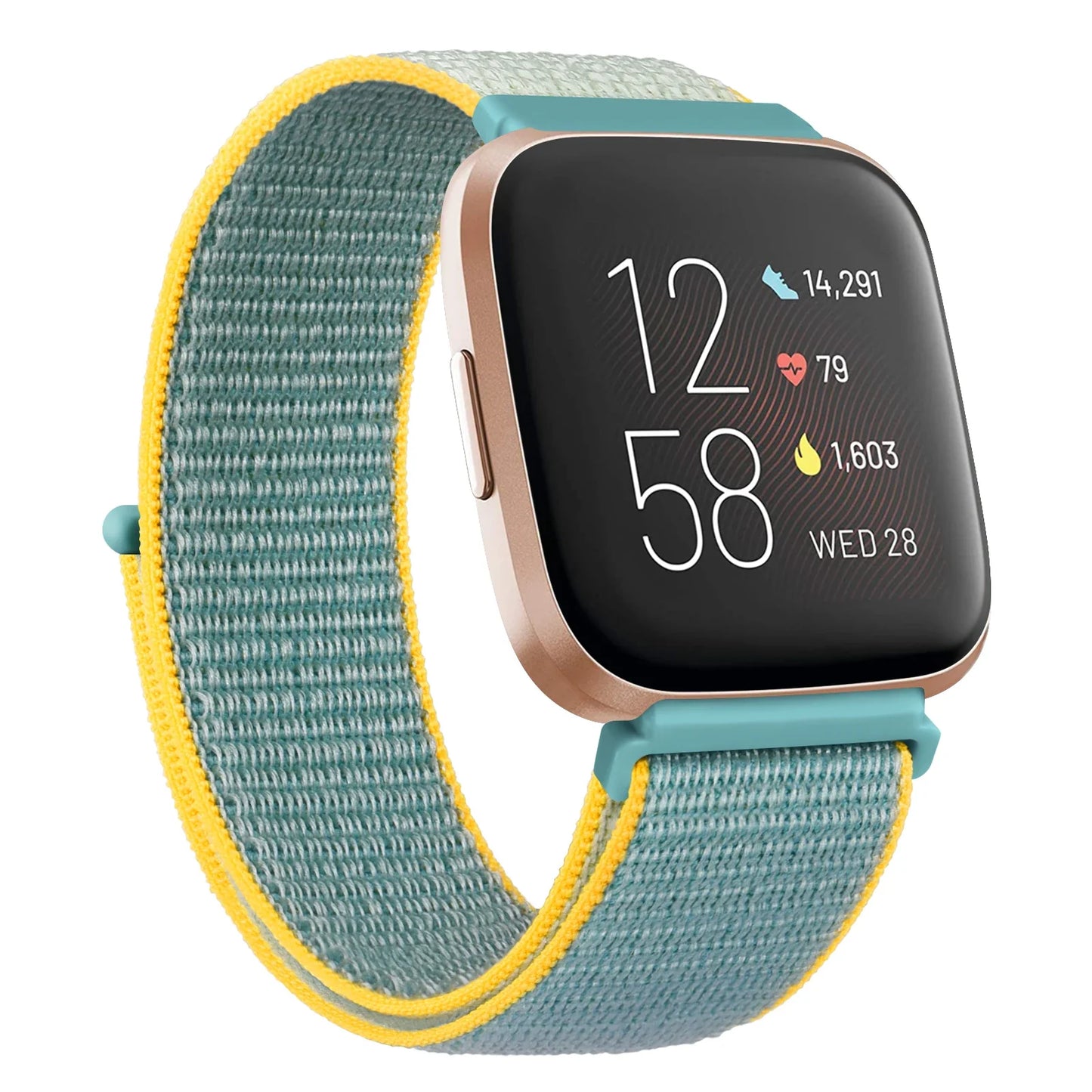 Nylon Velcro Fitbit Versa & Sense Bands