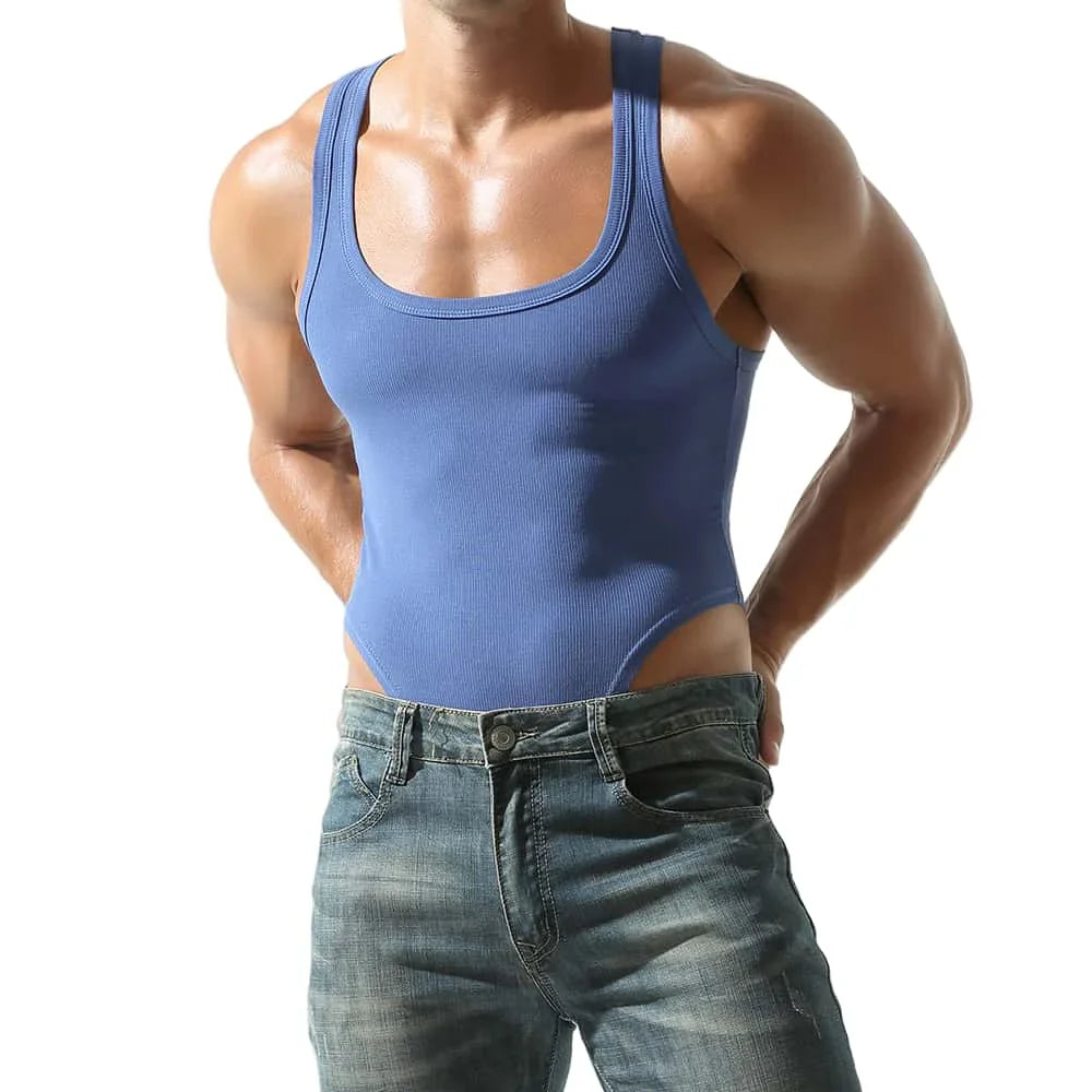 TAUWELL New Mens Undershirts Bodysuit Shaper Onesie