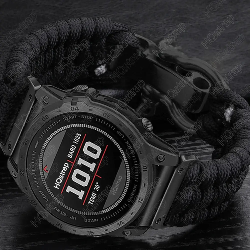 Garmin Braided Nylon Strap - QuickFit Durable Design