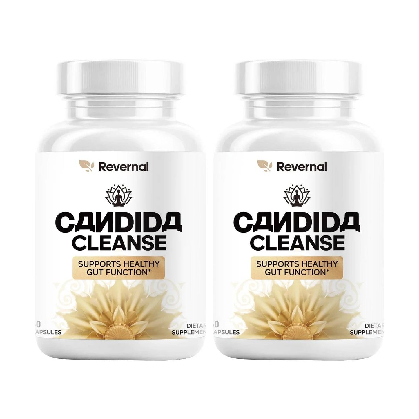 Candida Cleanse - Gut & Colon Support (60 Capsules) - for Men & Women - Natural Herbs for Intestinal Detox - Anti Yeast Overgrow