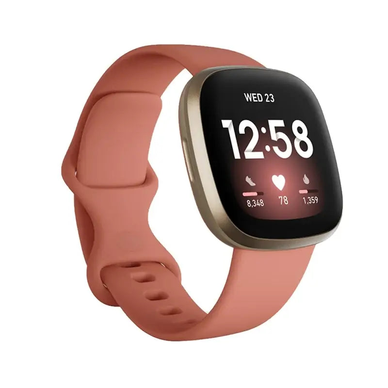 Fitbit Versa & Sense Silicone Band - Durable Stylish Straps
