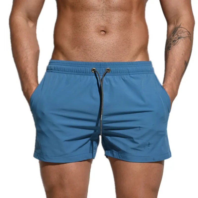 Solid Swim Shorts