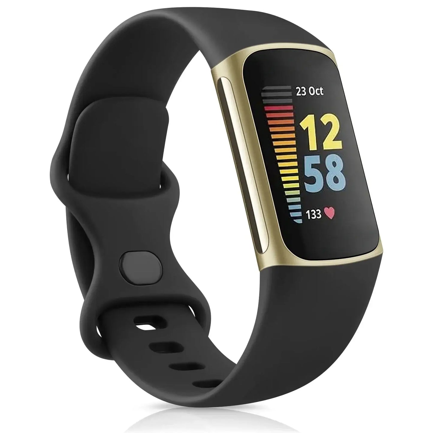 Fitbit Charge 5 6 Silicone Band - Comfortable Stylish Design