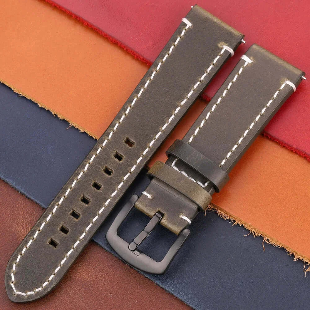Suunto Leather Band - Durable Stylish Genuine Comfort
