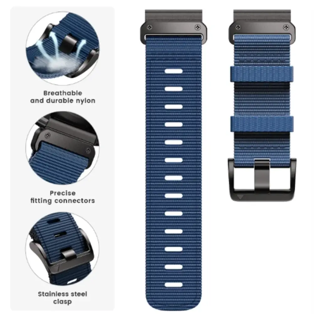 Garmin Tactical Nylon Strap - Durable QuickFit Band