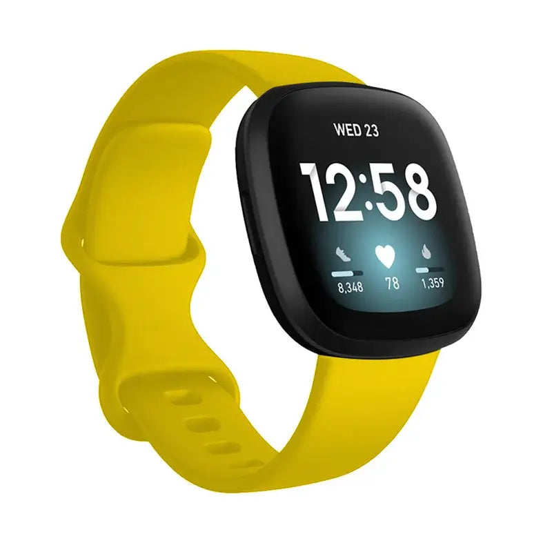 Fitbit Versa & Sense Silicone Band - Durable Stylish Straps