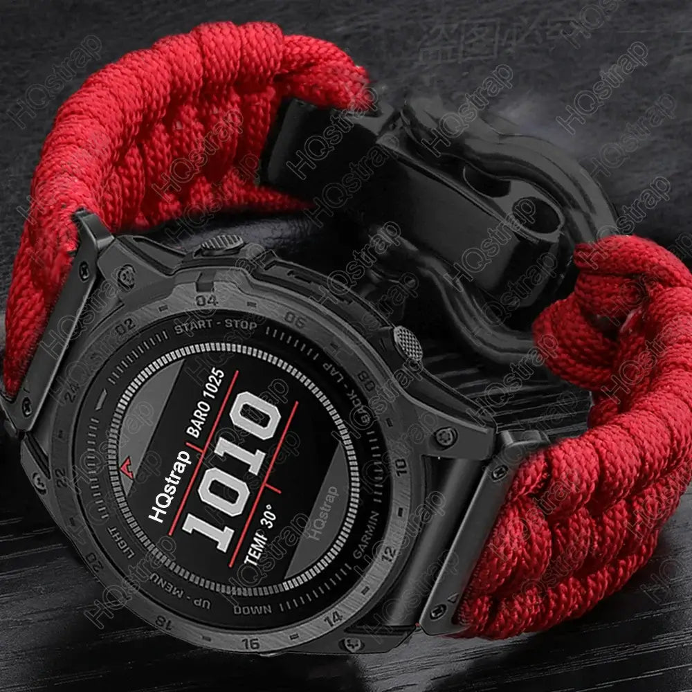 Garmin Braided Nylon Strap - QuickFit Durable Design