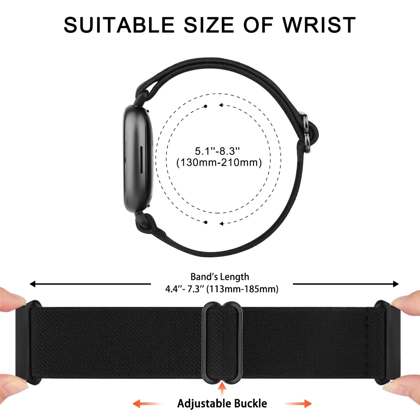 Nylon Fitbit Versa & Sense Bands
