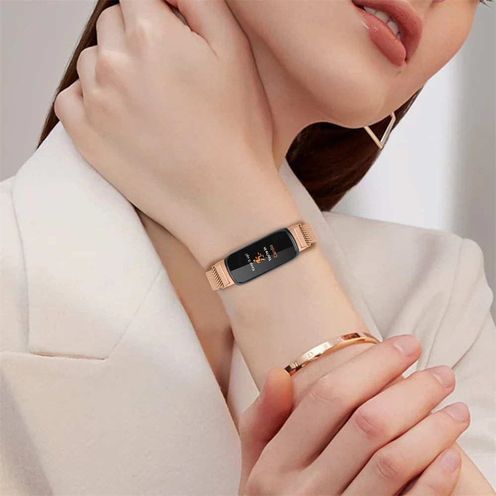 Fitbit Inspire 3 Magnetic Mesh Band - Stylish and Comfortable