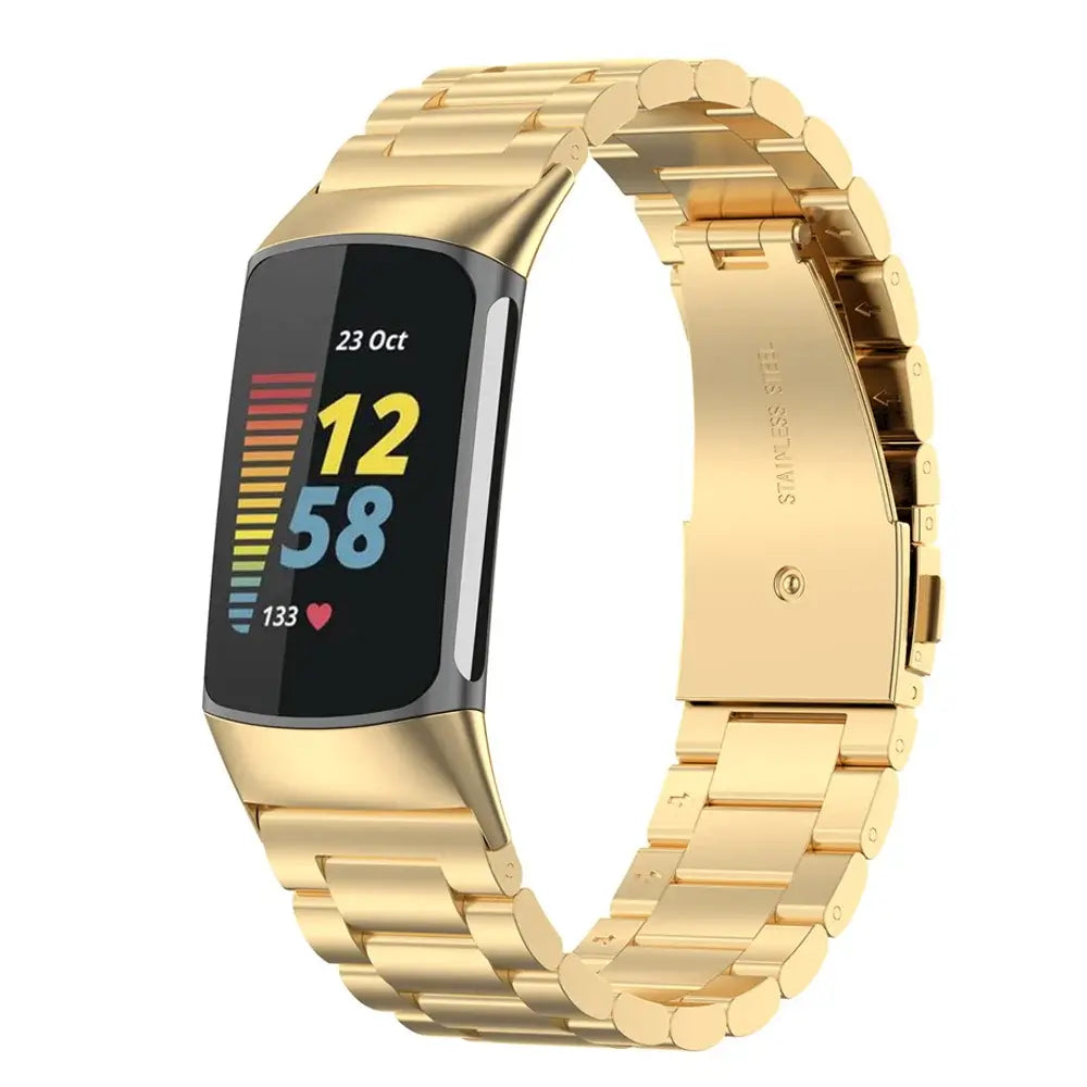 Fitbit Charge 5 6 Stainless Steel Band - Sleek Durable Design