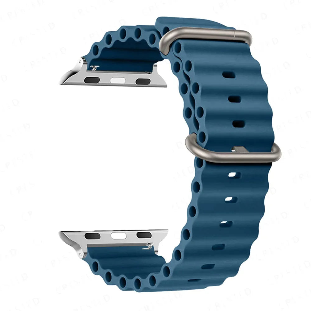 Apple Watch Silicone Strap - Soft Waterproof and Breathable