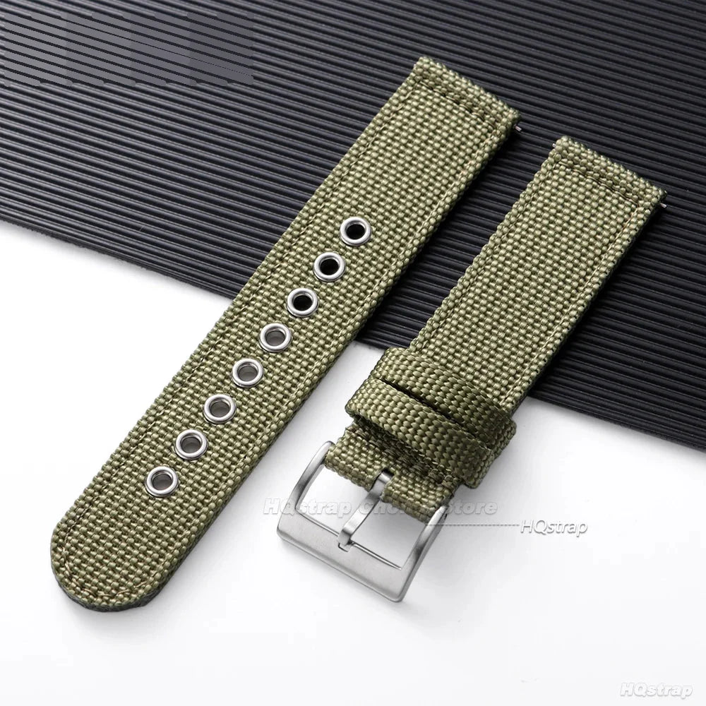 Samsung Galaxy Watch 7, 6, 5, 4 & FE Nylon Canvas Band