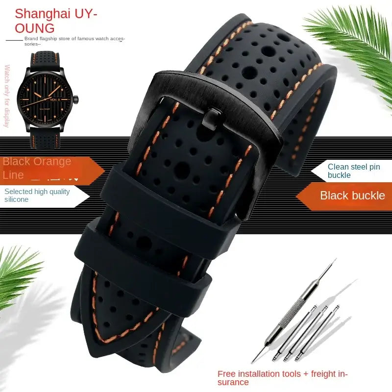 Ticwatch Silicone Band - Breathable, Comfortable, Versatile