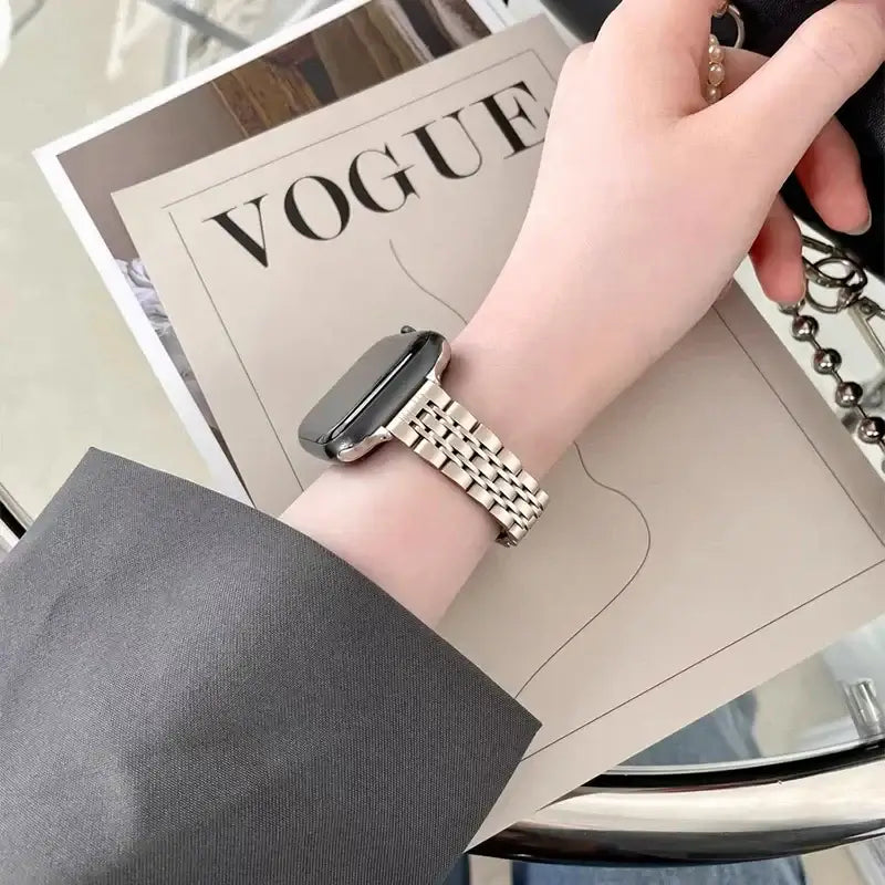 Apple Watch Stainless Steel Band - Sleek Durable Style