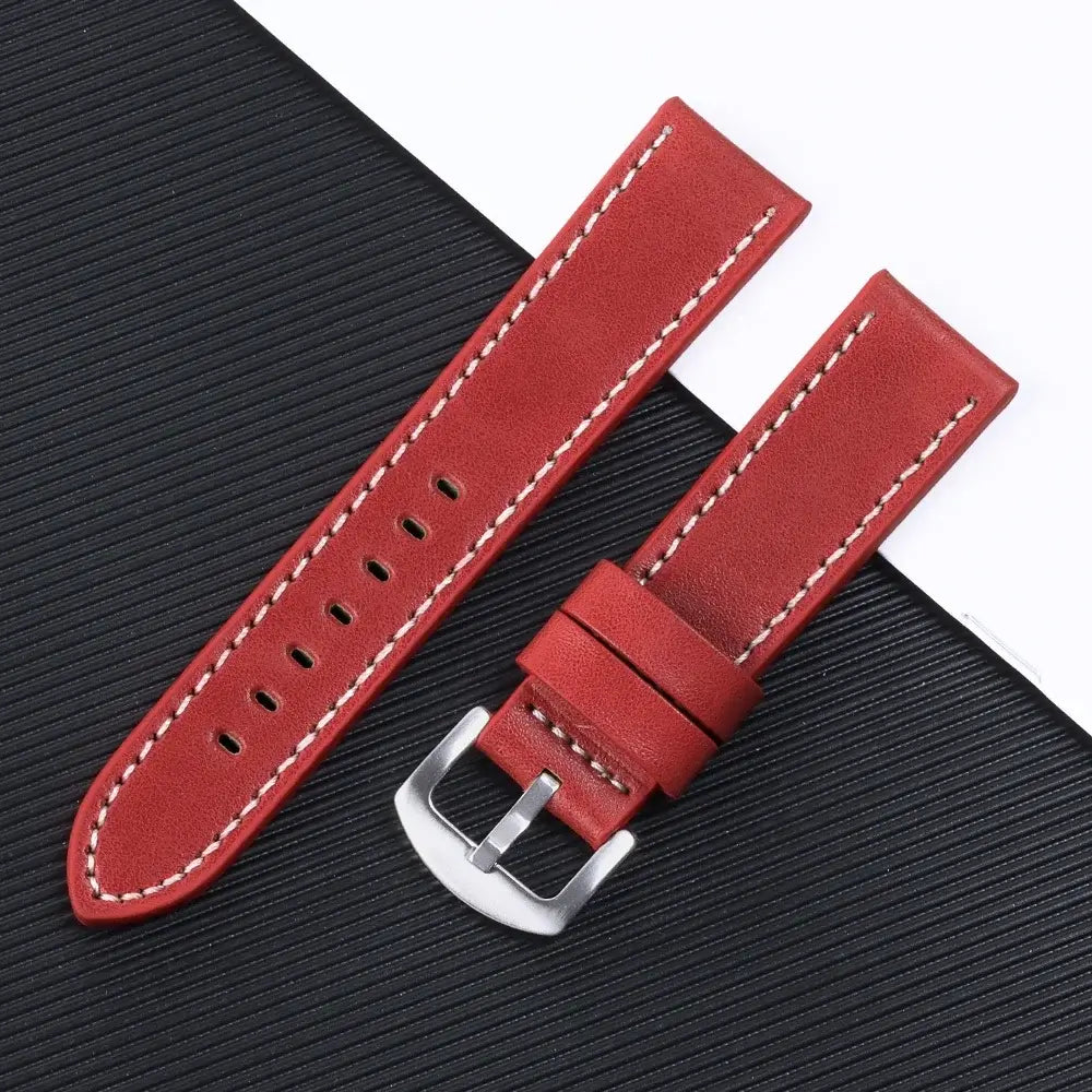 Samsung Galaxy Watch Leather Strap - Premium Classic Design