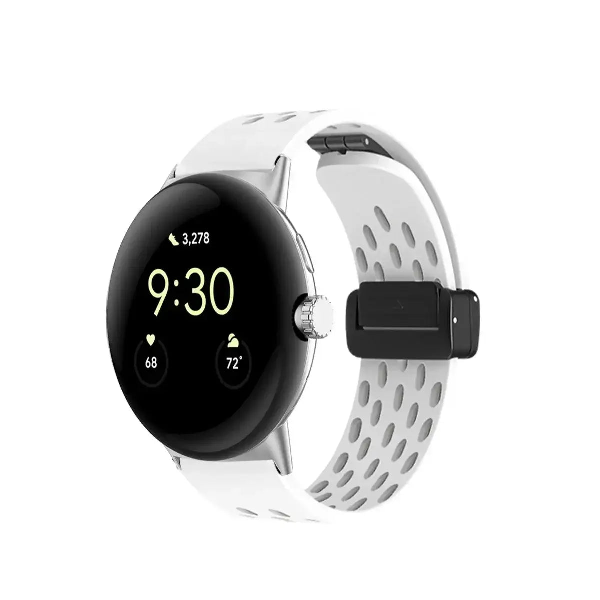 Google Pixel Silicone Band - Breathable With Magnetic Clasp