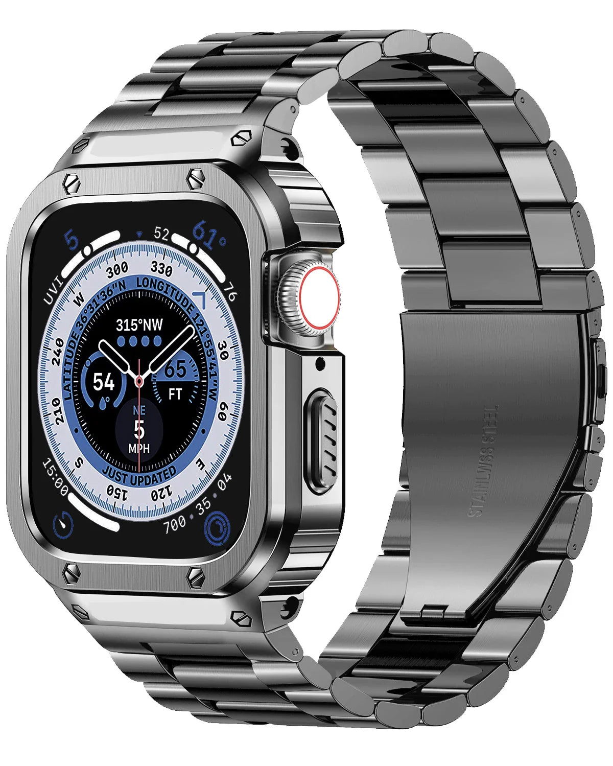 Apple Watch Stainless Steel Strap - Premium Shock Resistant