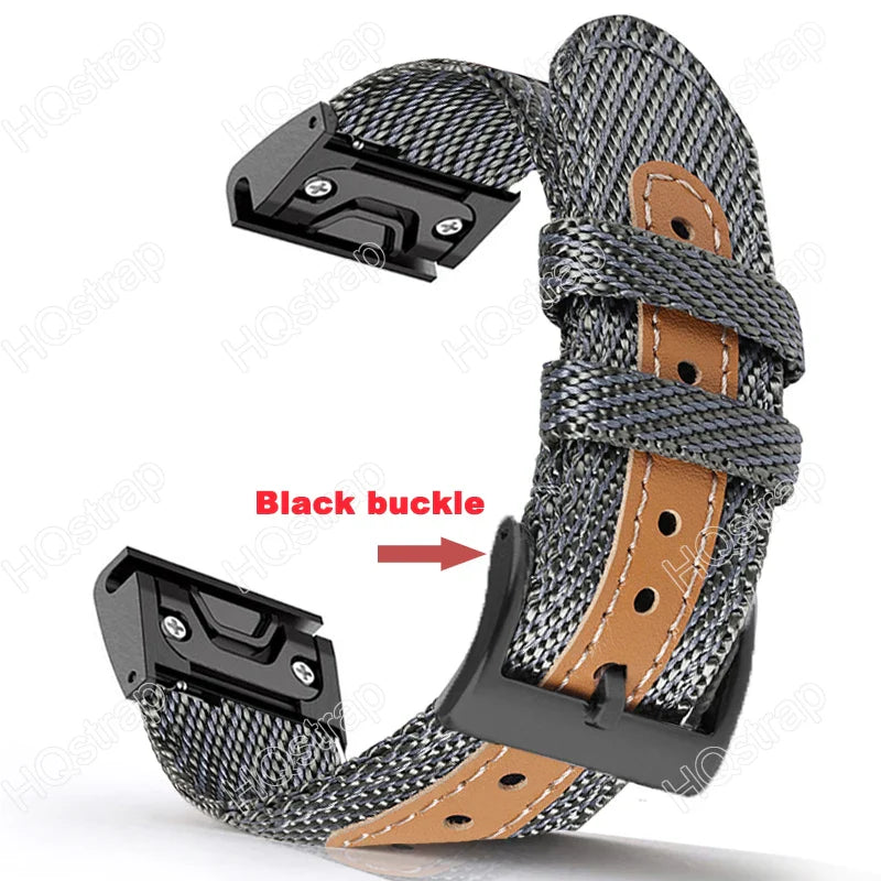 Garmin Sport Nylon Strap - Breathable Comfortable Design