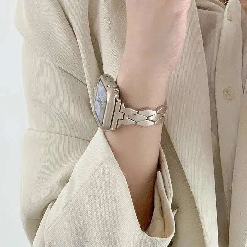 Apple Watch Stainless Steel Band - Sleek Luxury Strap
