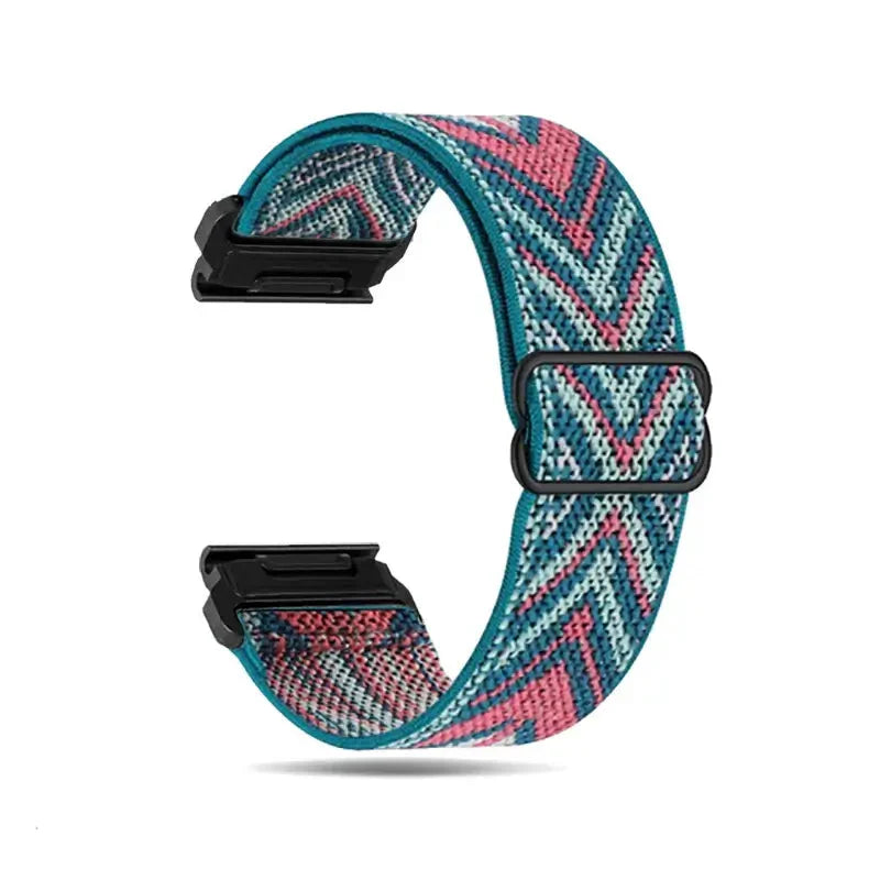 Garmin Elastic Nylon Band - Stylish, Comfortable - QuickFit