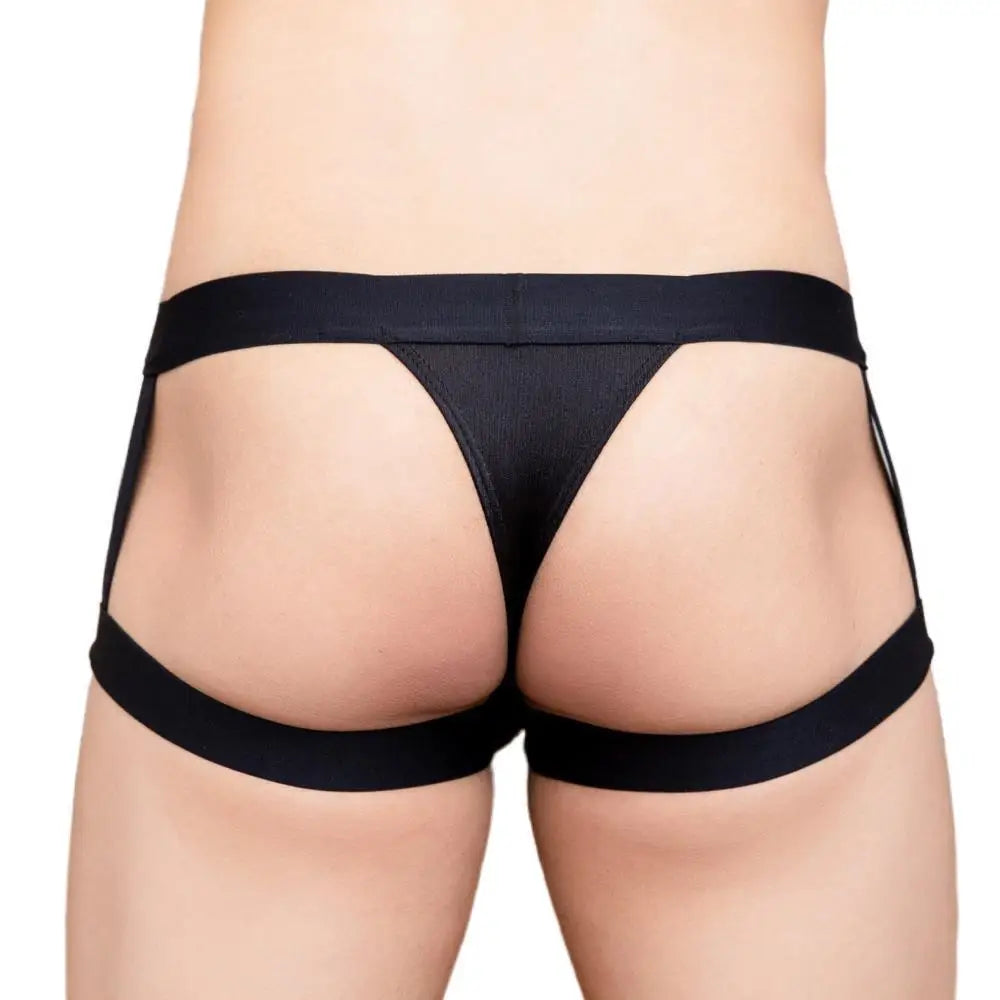 Sexy Mens Briefs Thongs Leg Ring Straps Underwear T-back Male Panties G-string Bondage Lingerie Men Underpants Jockstrap
