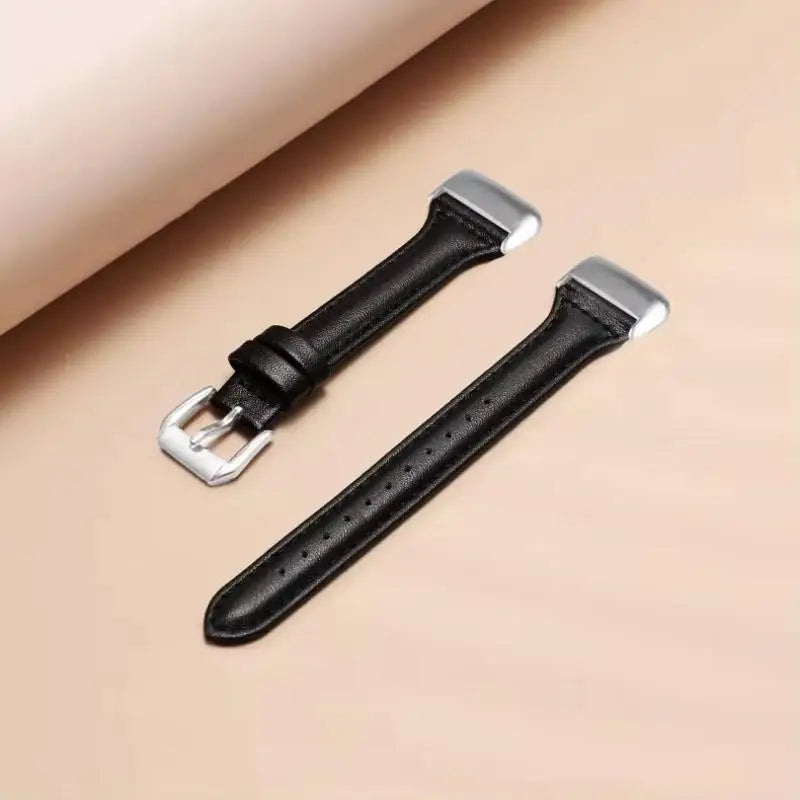 Fitbit Charge 5 6 Slim Leather Band - Comfortable Strap