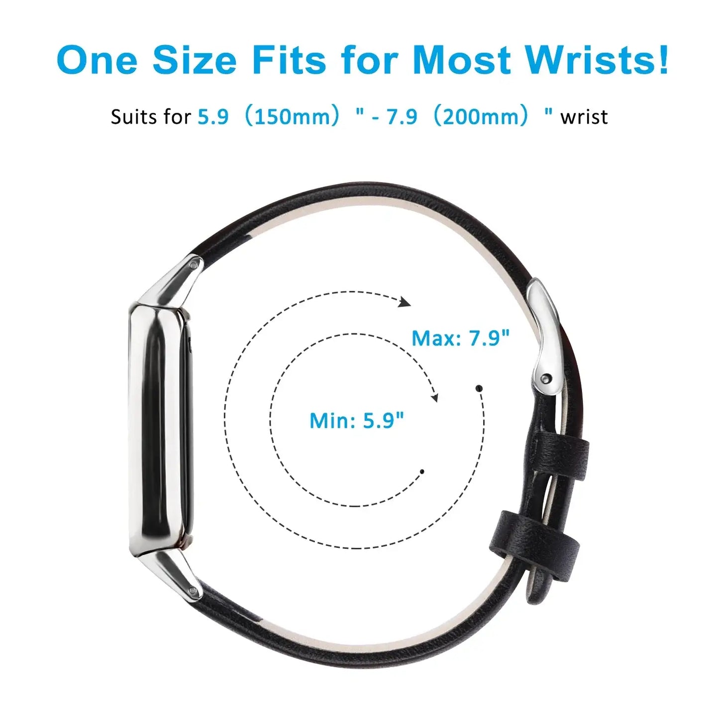 Fitbit Luxe Leather Band - Premium Comfort and Style