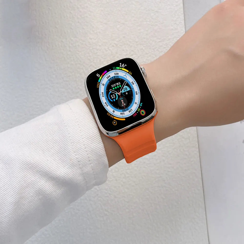 Apple Watch Silicone Strap - Waterproof, Sporty, Flexible