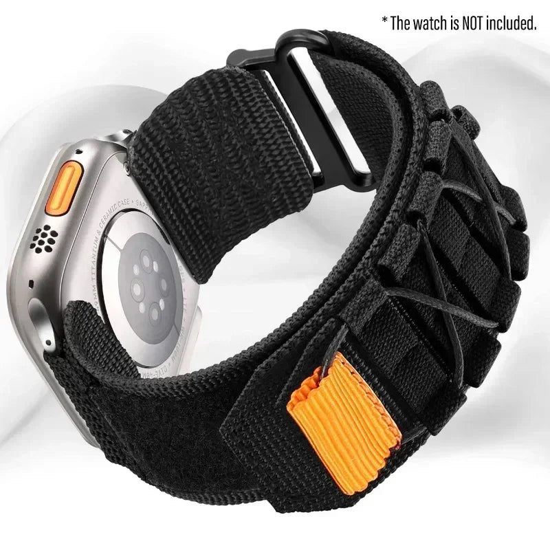 Apple Watch Nylon Strap - Tactical Loop Band for Series 8 7 6