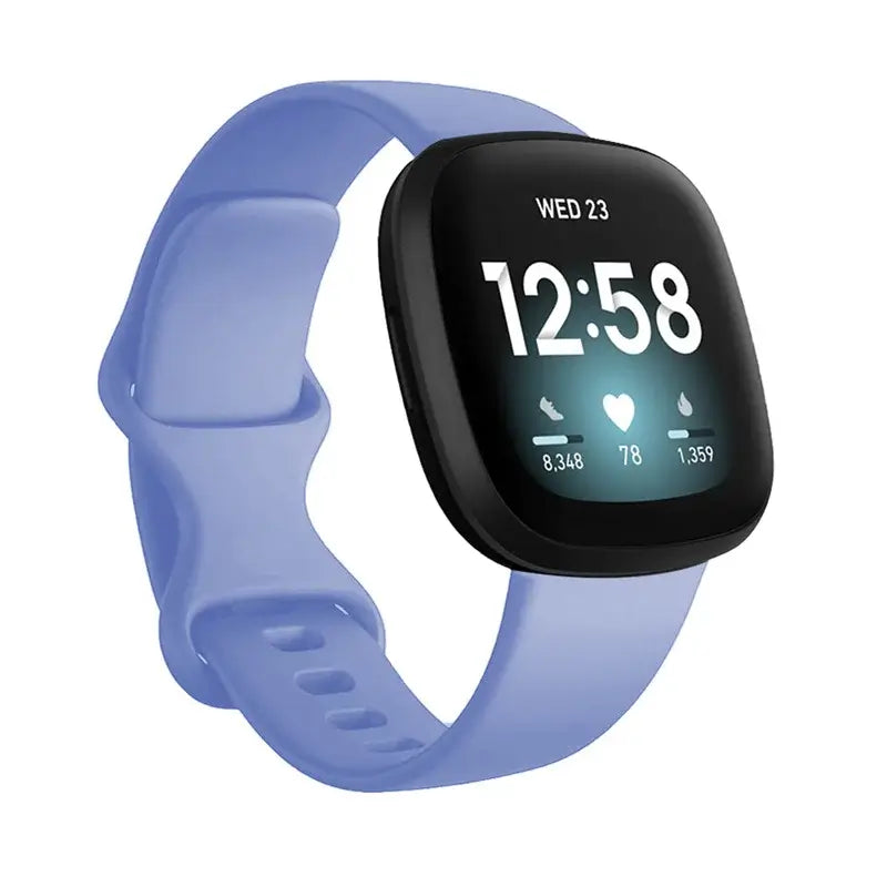 Fitbit Versa & Sense Silicone Band - Durable Stylish Straps