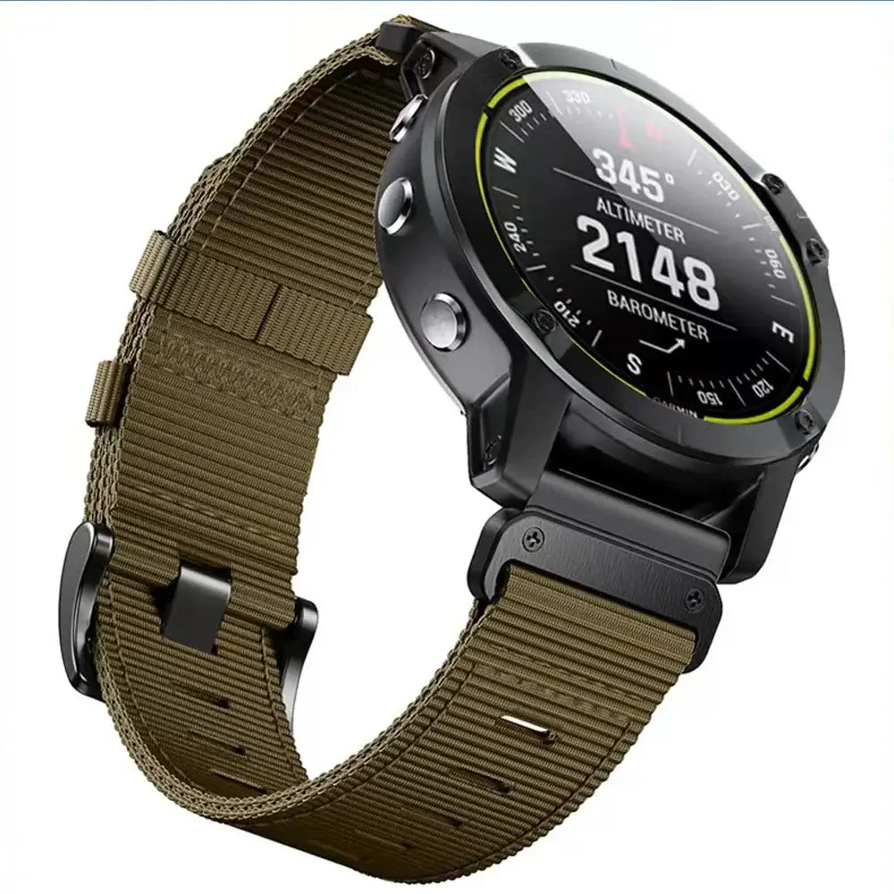 Garmin Tactical Nylon Strap - Durable QuickFit Band