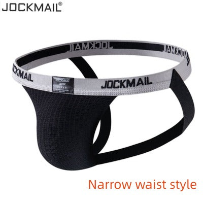 Jockmail Men’s Mesh Breathable Jockstrap Underwear – Sheer Mesh Style