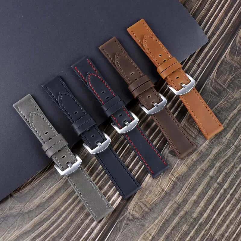 Samsung Galaxy Watch Leather Strap - Premium Classic Design