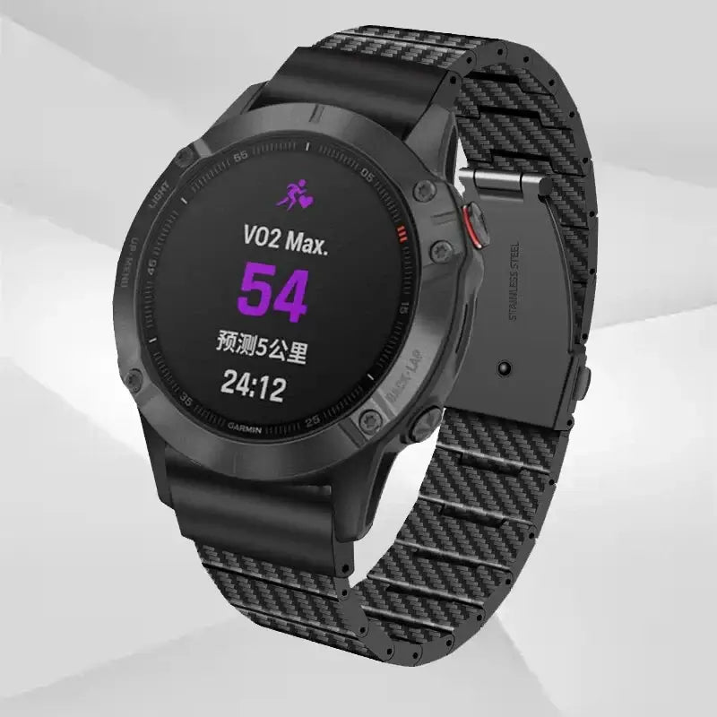 Garmin Carbon Fiber Band - Durable QuickFit Strap