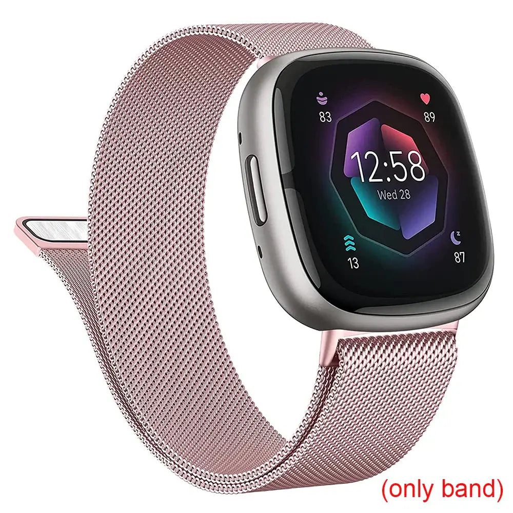 Fitbit Versa & Sense Magnetic Steel Band - Elegant Design