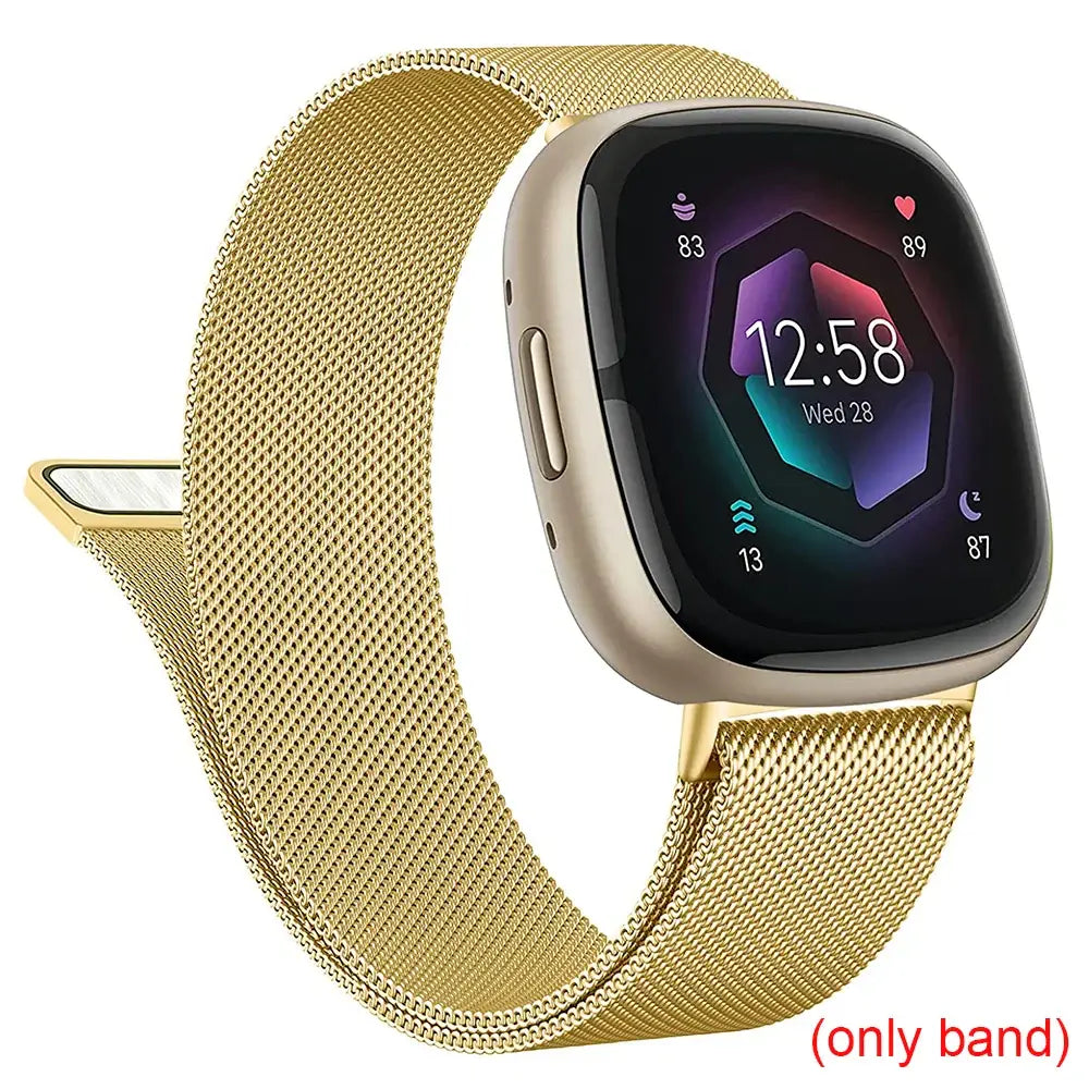 Fitbit Versa & Sense Magnetic Steel Band - Elegant Design