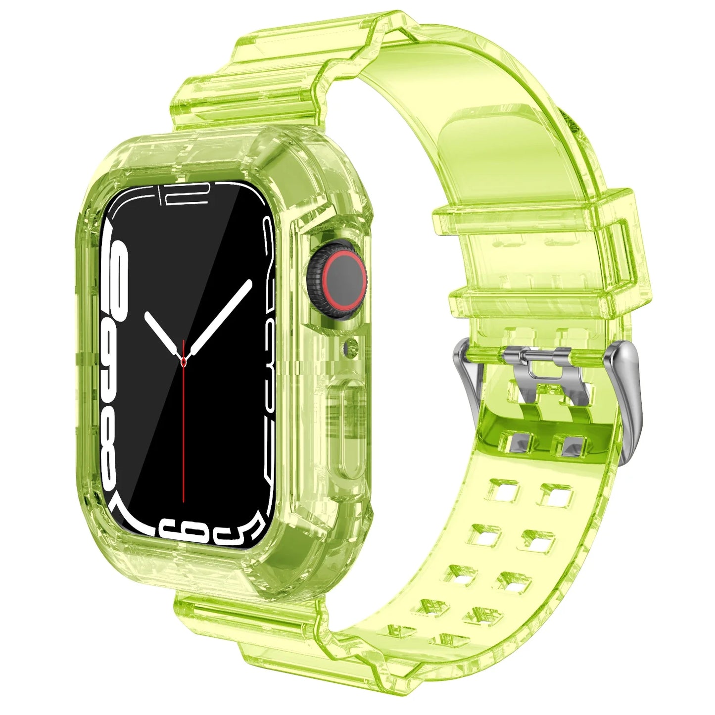 Apple Watch Soft Silicone Strap - Transparent Comfortable Fit