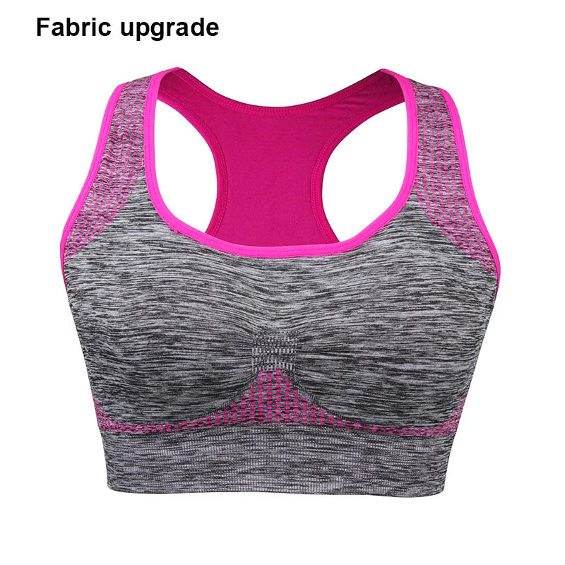 Seamless Quick Dry Sports Bra - Breathable Workout Top