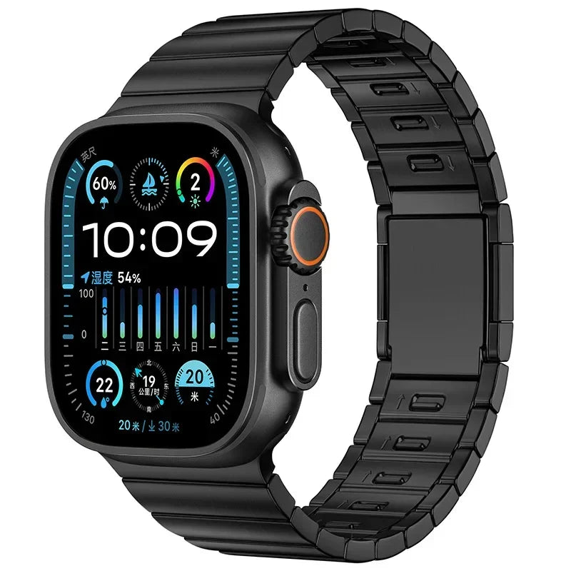 Apple Watch Stainless Steel Band - Magnetic Buckle Strap