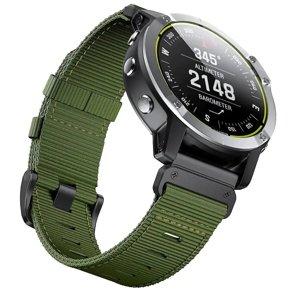 Garmin Tactical Nylon Strap - Durable QuickFit Band