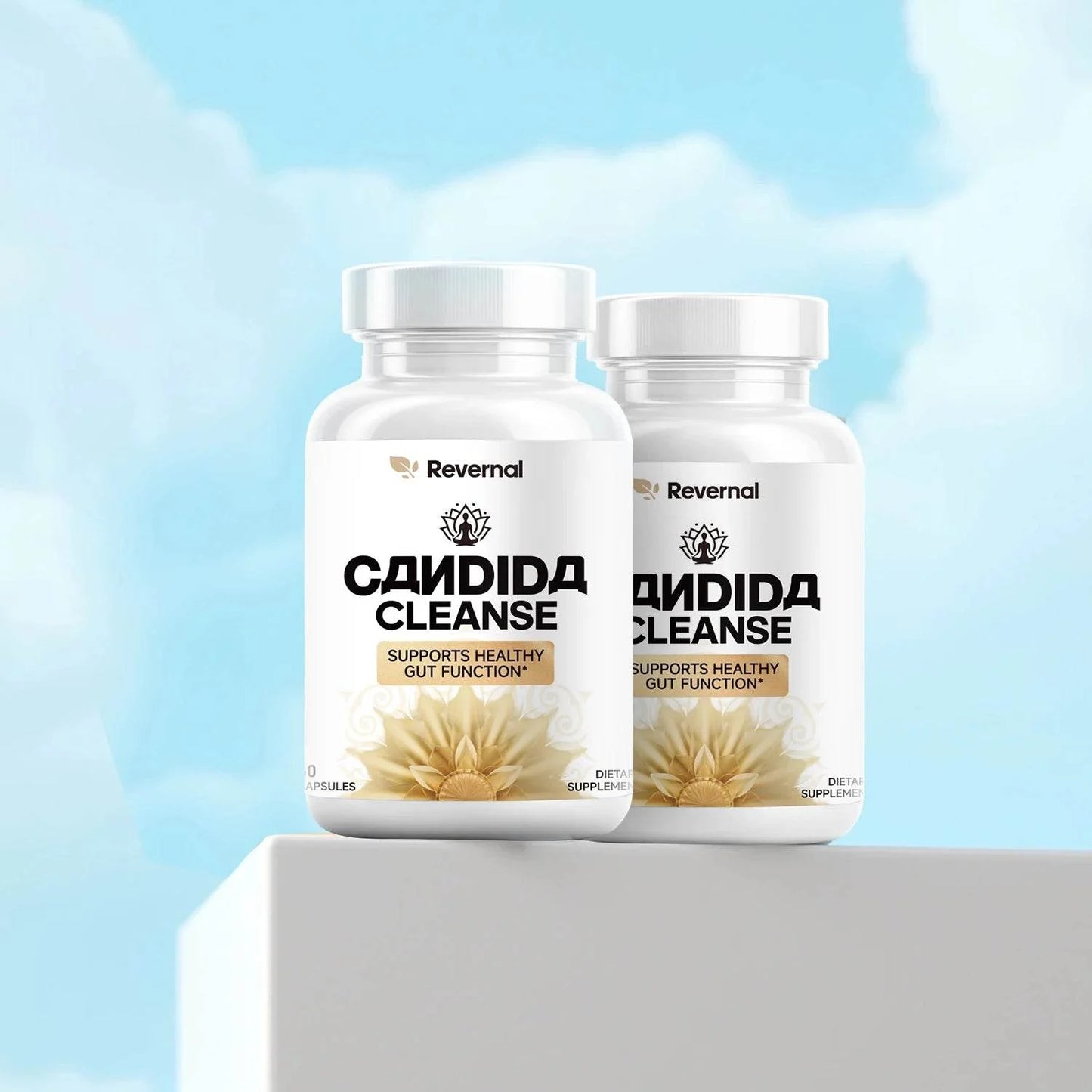 Candida Cleanse - Gut & Colon Support (60 Capsules) - for Men & Women - Natural Herbs for Intestinal Detox - Anti Yeast Overgrow