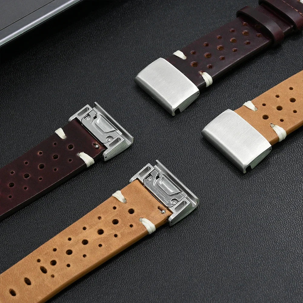 Garmin Leather Band - Genuine Premium Strap