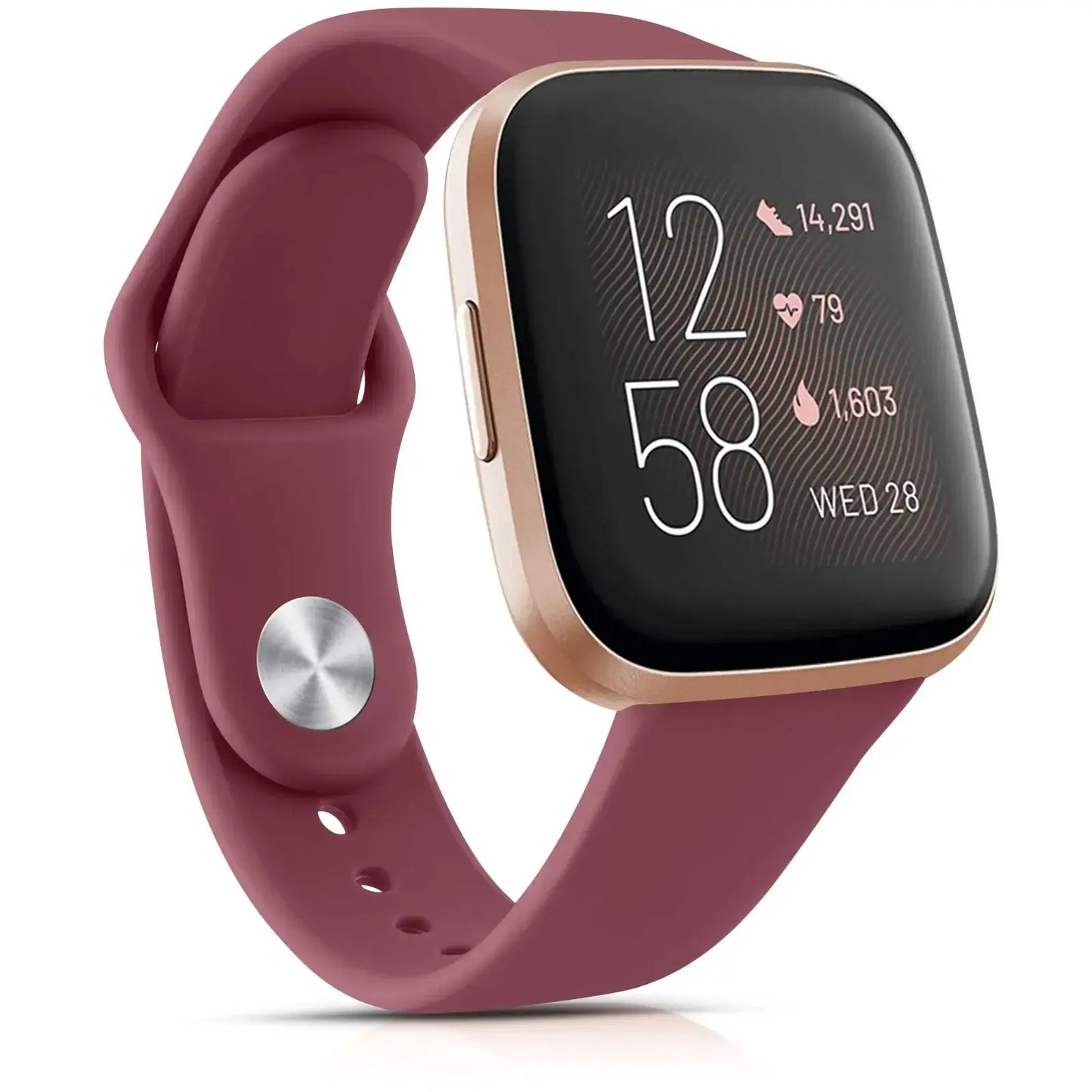 Fitbit Versa & Sense Silicone Strap - Soft Waterproof Design
